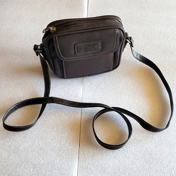 NORTHWEST BLUE MINI MESSENGER CROSSBODY BAG. - Picture 3 of 11